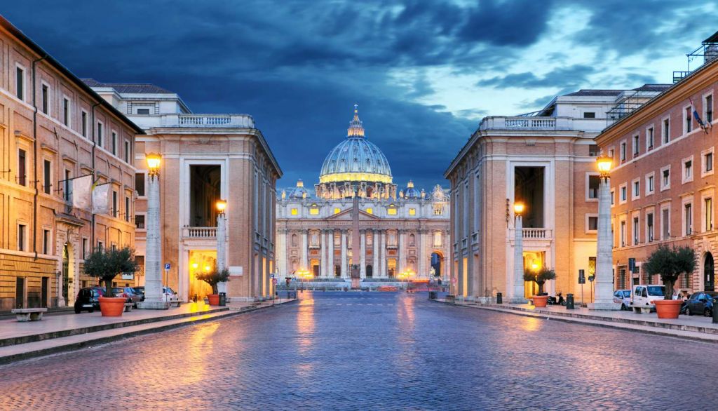 Avond in het Vaticaan