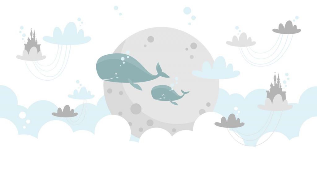 Babydesign met walvissen