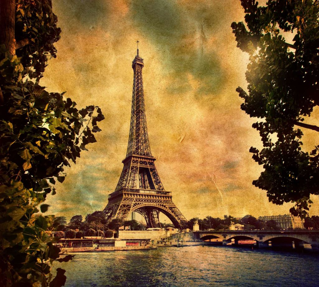 Eiffeltoren vintage design