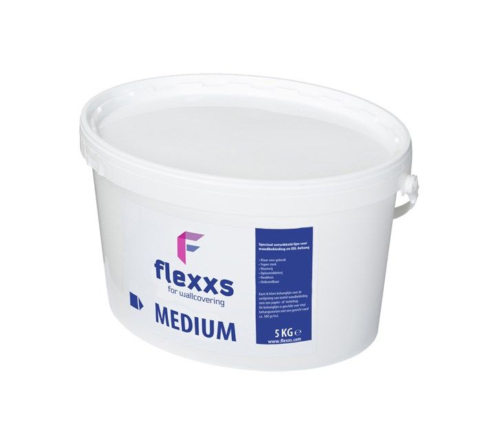 Flexxs MuralTex lijm, Medium 5 KG / 25m2 (Normale ondergronden)