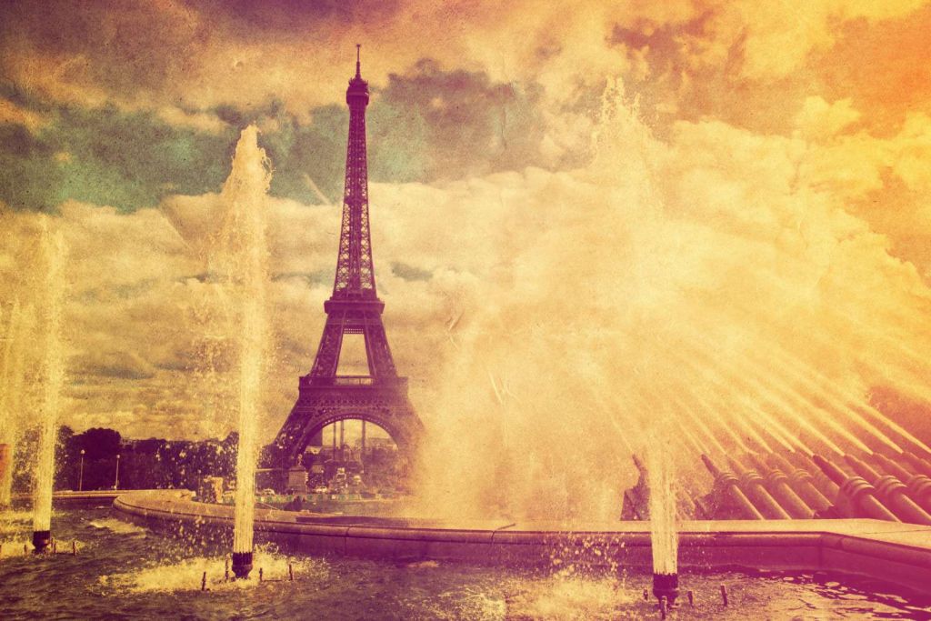 Fonteinen bij de Eiffeltoren