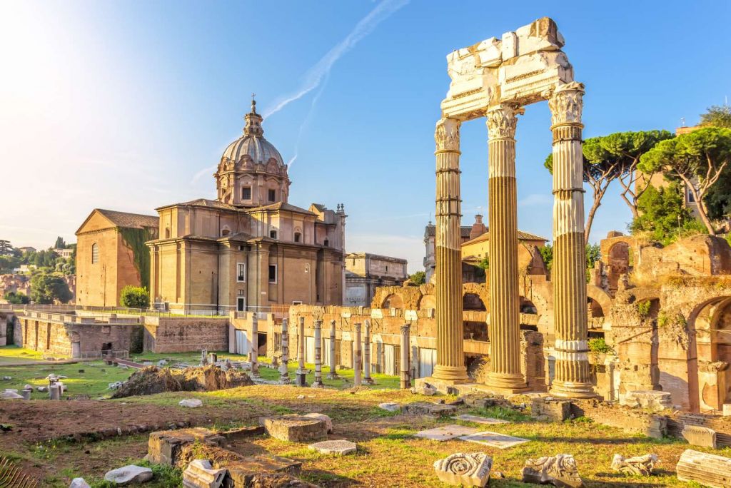 Forum van Caesar in Rome