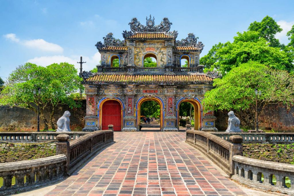 Hien Nhon Gate in Vietnam