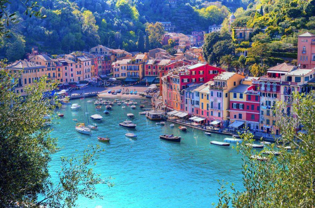 Kleine haven in Italië