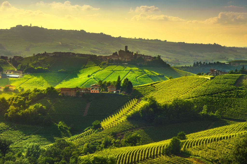 Prachtig landschap in Noord-Italië