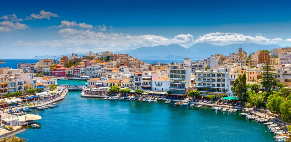 Rustgevende baai op Kreta