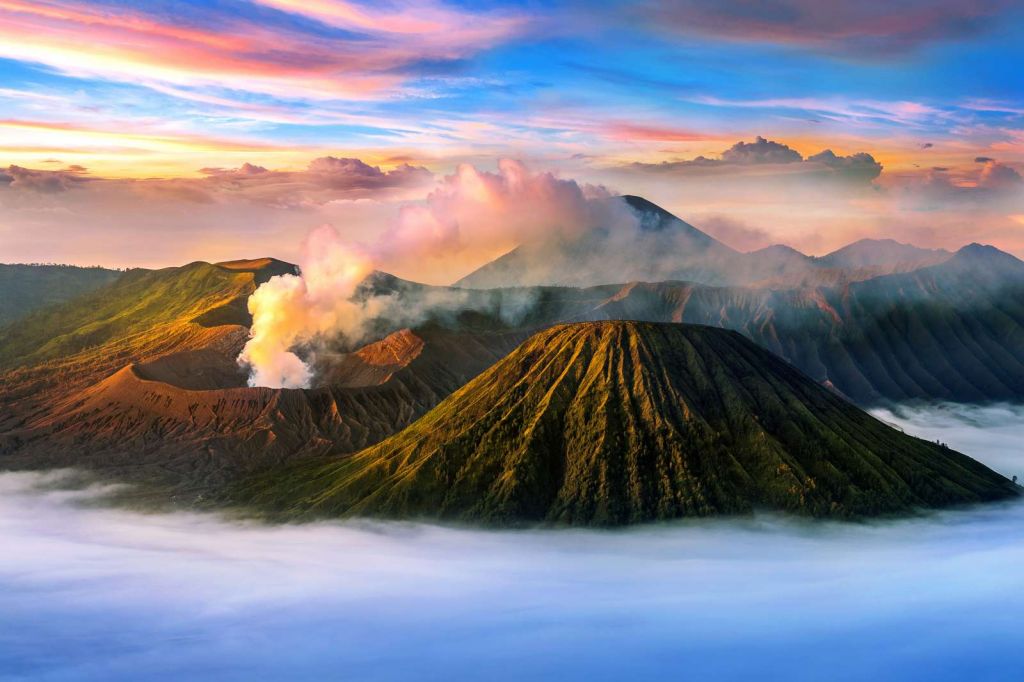 Vulkaan in Indonesië