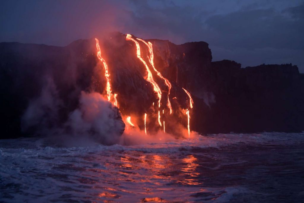 Vulkaanuitbarsting in Hawaii