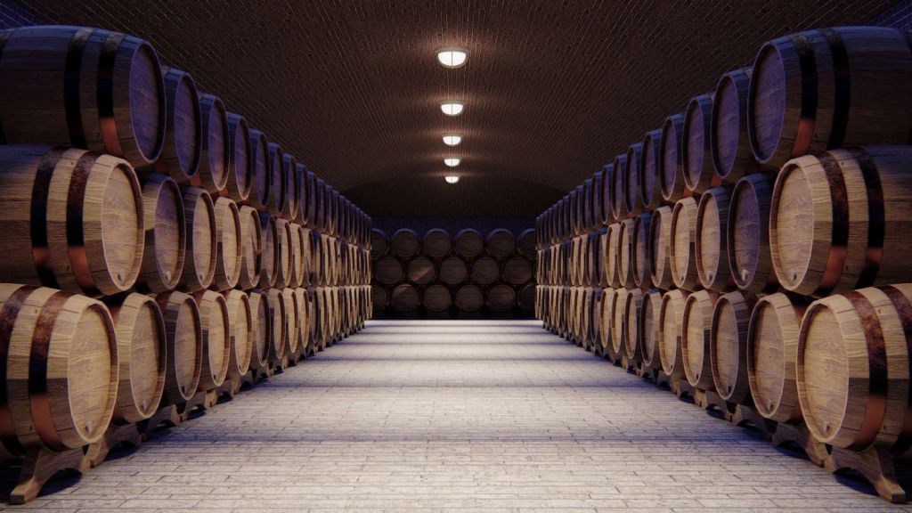 Wijnkelder in 3D