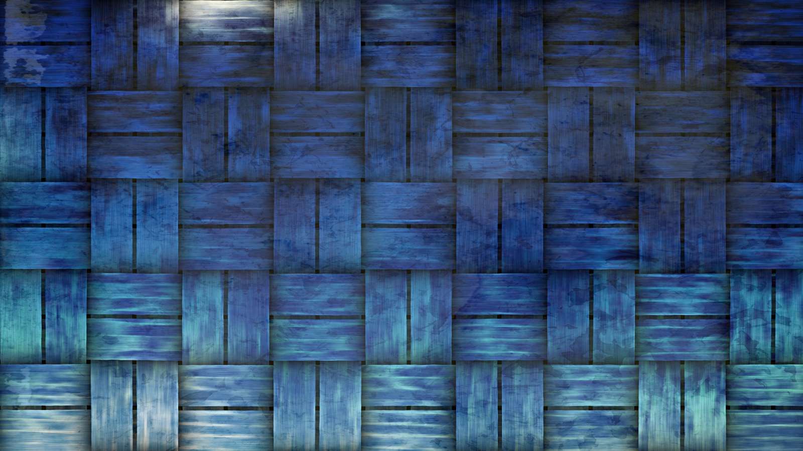 Blauwe gevlochten textuur