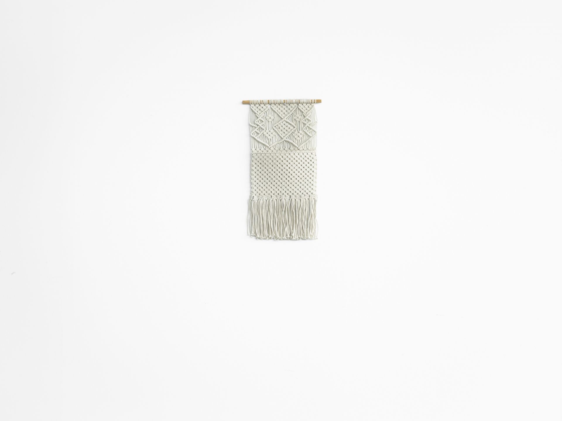 Handgeknoopte macramé wandkleed - Hawaii Stijl - 30x60 cm (BxH)