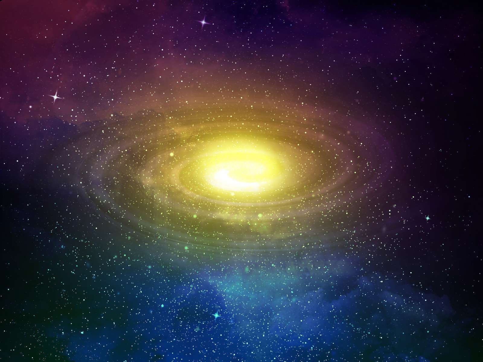 Heelal gevuld met sterren