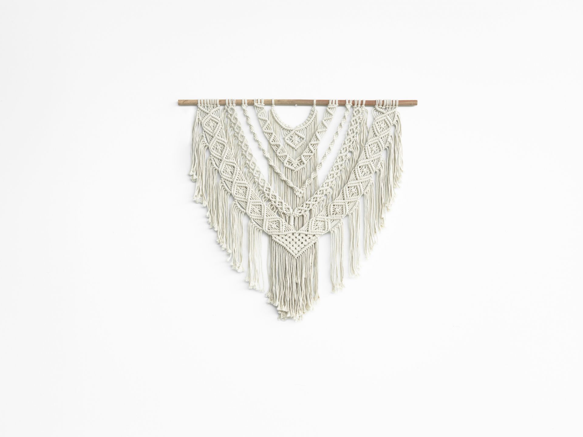Handgeknoopte macramé wandkleed - Ibiza Stijl - 100 x 90 (BxH)