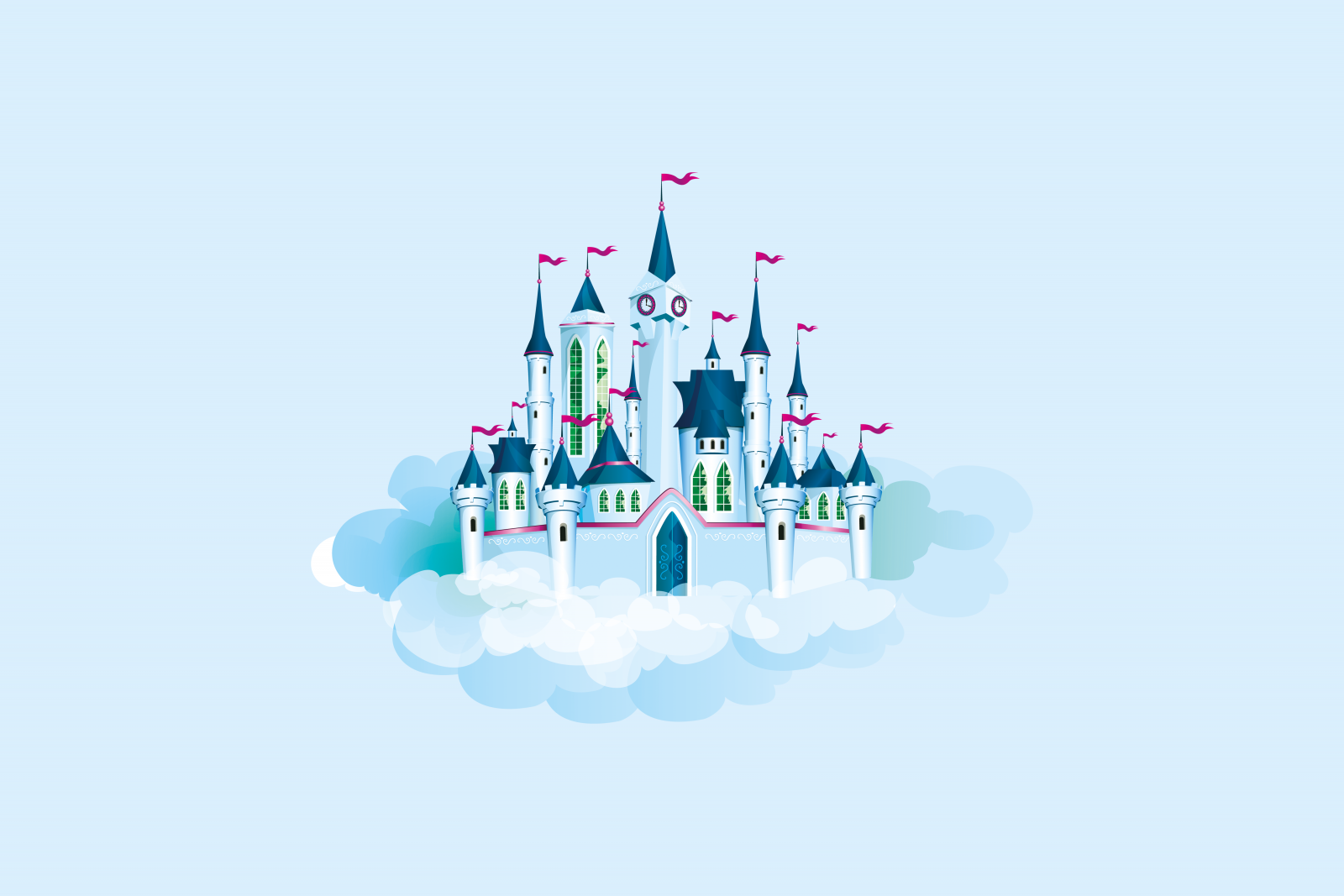 Kasteel in de wolken