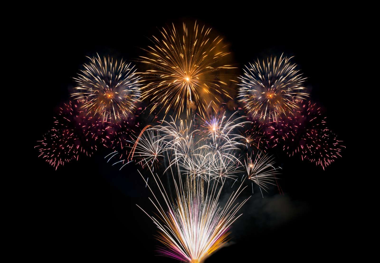 Kleurrijke vuurwerk design