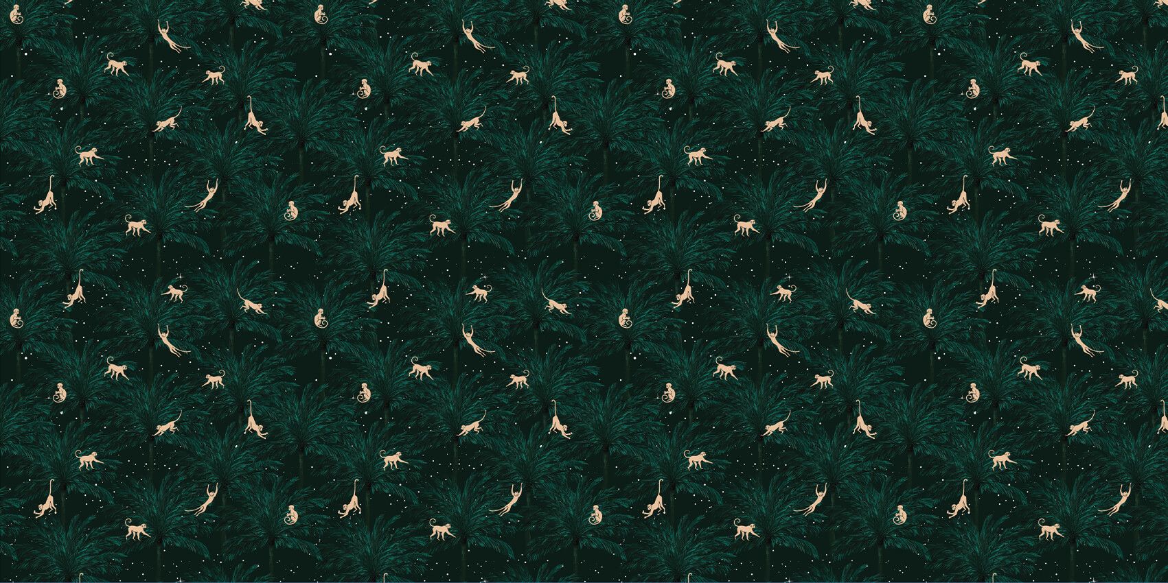 Tropische apen - groen