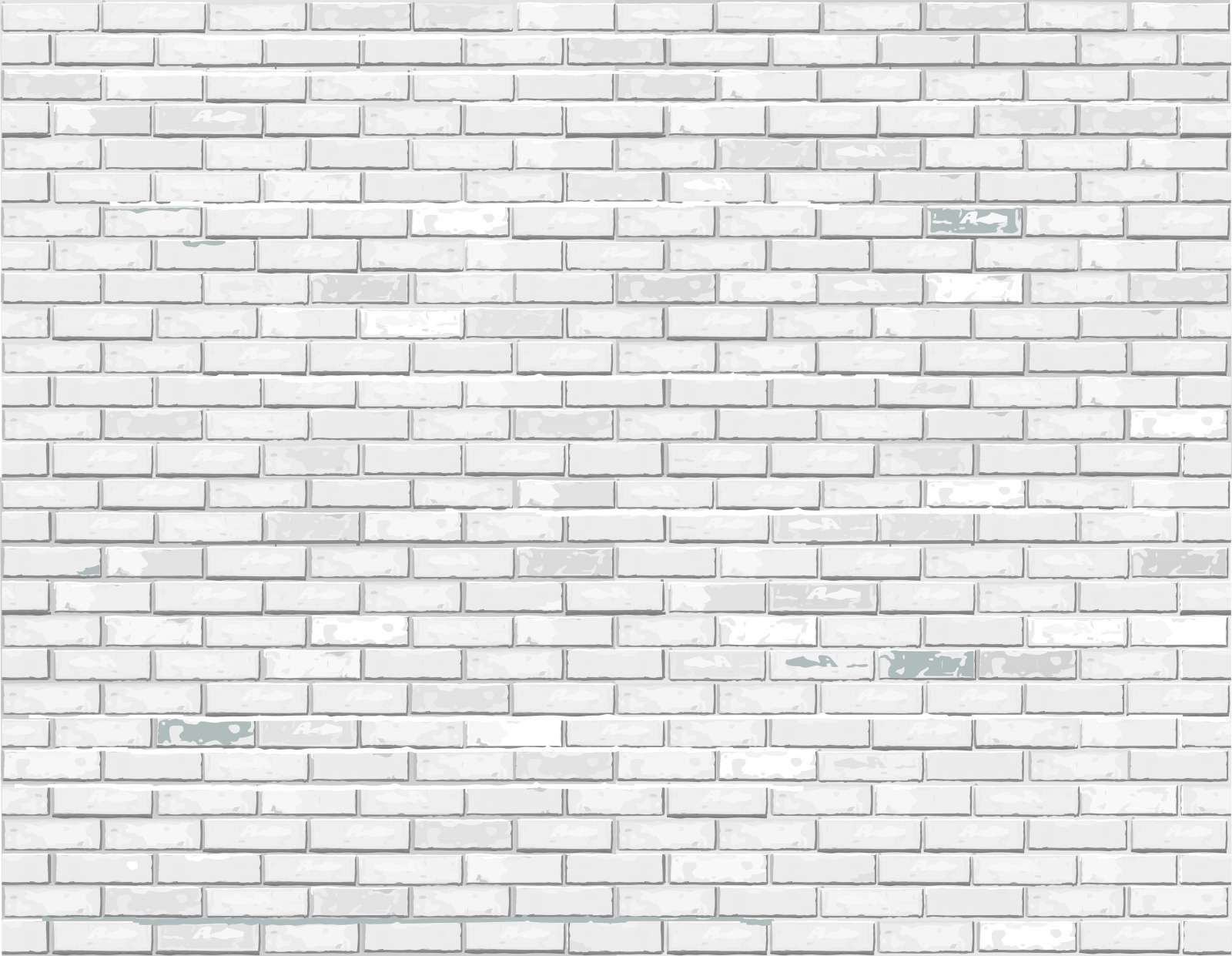 Witte bakstenen muur